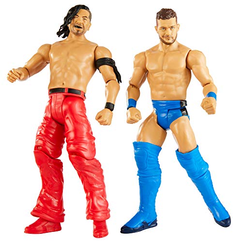 Mattel GBN58 WWE Basis Actionfiguren (15 cm) 2er-Pack Finn Balor vs Shinsuke Nakamura, Spielzeug ab 6 Jahren von Mattel