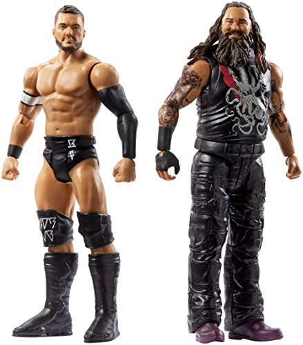 Mattel GmbH FMF88 WWE Basis Figuren, Finn Balor und Bray Wyatt, 2er-Pack, 15 cm von WWE