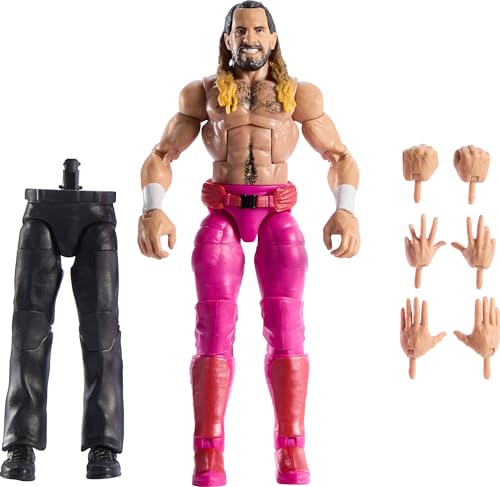 Mattel WWE Elite Collection Actionfigur und Zubehör, Premium Live-Event Seth Freakin“ Rollins-Set, WrestleMania mit Howard Finkel-Bauteilen, JCJ51 Mattel WWE Elite Collection Actionfigur und Zubehör, Premium Live-Event Seth Freakin“ Rollins-Set, WrestleMania mit Howard Finkel-Bauteilen, JCJ51 von WWE