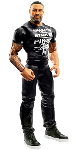 WWE HDD14 - Roman Reigns Basis-Actionfigur, beweglich, ca. 15 cm, zum Sammeln, ab 6 Jahren von WWE