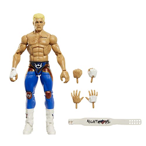 WWE Actionfiguren | WWE Elite Cody Rhodes-Figur mit Zubehörteilen | Geschenke zum Sammeln - HKN85 von Mattel
