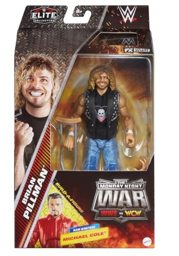 WWE Brian Pillman The Hart Foundation 2025 Mattel Elite Collection Monday Night Wars Series 8 Wrestling Actionfigur Spielzeug von WWE