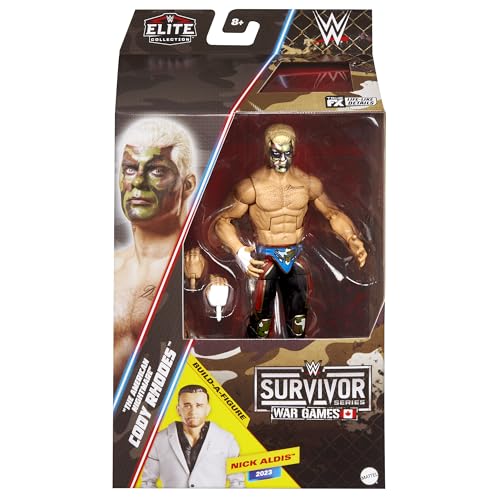 WWE Cody Rhodes (Camo Face Paint) Elite Survivor Series 2025 Toy Wrestling Action Figure von WWE
