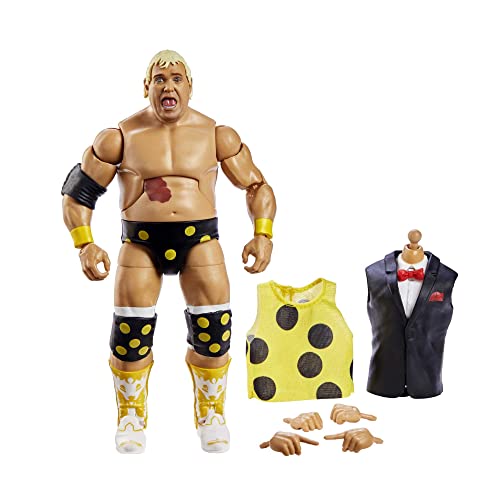 WWE HKP11 - Elite WrestleMania Dusty Rhodes Actionfigur, bewegliches WWE Sammlerstück mit Zubehör, Spielzeug Geschenk für Kinder und Fans ab 8 Jahren von Mattel