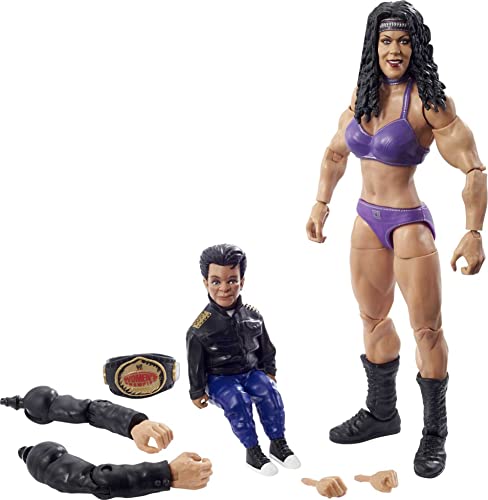 WWE GVC09 - Chyna WrestleMania Actionfigur mit WWE Women’s Championship und Bauteilen für die Figur Paul Ellering und Rocco zum Zusammenstecken, ca. 15 cm, beweglich, zum Sammeln und als Geschenk für WWE Fans ab 8 Jahren WWE GVC09 - Chyna WrestleMania Actionfigur mit WWE Women’s Championship und Bauteilen für die Figur Paul Ellering und Rocco zum Zusammenstecken, ca. 15 cm, beweglich, zum Sammeln und als Geschenk für WWE Fans ab 8 Jahren von WWE