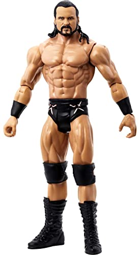 WWE GVJ76 - WrestleMania Drew McIntyre Actionfigur, ca. 15 cm, beweglich, zum Sammeln und als Geschenk, für Kinder ab 6 Jahren von WWE