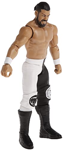 WWE GVJ78 - WrestleMania Andrade Basis-Actionfigur, ca. 15 cm, beweglich, zum Sammeln und als Geschenk, für Kinder ab 6 Jahren von WWE