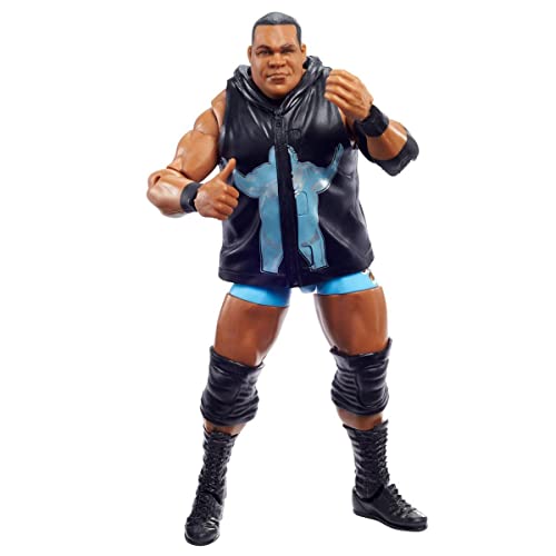 WWE GYC24 - Survivor Keith Lee Actionfigur, Elite Kollektion, ca. 18 cm groß, Figuren zum Spielen und Sammeln, Spielzeug ab 8 Jahren von WWE