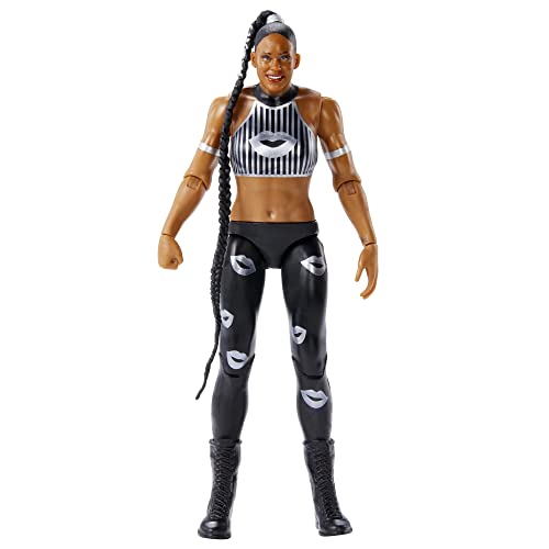 WWE HDD79 - WrestleMania Bianca Belair Actionfigur, bewegliches 15-cm-Sammlerstück, Spielzeug Geschenk für Kinder und Fans ab 6 Jahren von WWE
