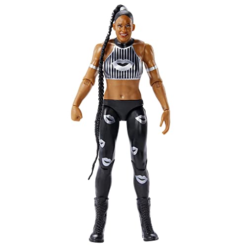 WWE HDD79 - WrestleMania Bianca Belair Actionfigur, bewegliches 15-cm-Sammlerstück, Spielzeug Geschenk für Kinder und Fans ab 6 Jahren von Mattel