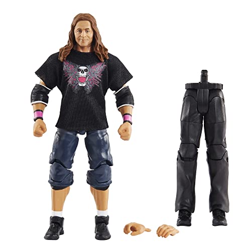 WWE HDD86 - "Hit Man" WrestleMania Action-Figur (ca 15 cm) mit Eintritts-Shirt & Vince McMahon Figur, Spielzeug, Sammlergeschenk für WWE Fans ab 8 Jahren von WWE