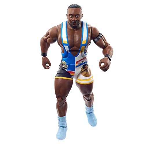 WWE HDD89 - Big E Royal Rumble Elite Kollektion Action-Figur mit Zubehör & Jimmy Hart Baukasten Teile, ca 15 cm, Spielzeug Sammlergeschenk für WWE-Fans ab 8 Jahren WWE HDD89 - Big E Royal Rumble Elite Kollektion Action-Figur mit Zubehör & Jimmy Hart Baukasten Teile, ca 15 cm, Spielzeug Sammlergeschenk für WWE-Fans ab 8 Jahren von Mattel