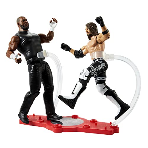 WWE HDM18 - Jeff Hardy vs AJ Styles Championship Showdown 2er-Pack Actionfiguren, ca. 15 cm, Friday Night Smackdown Battle Pack, Spielzeug für Kinder ab 6 Jahren von WWE