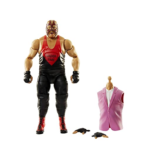 WWE HKP16 - Elite WrestleMania Royal Rumble Vader Actionfigur, bewegliches WWE Sammlerstück mit Zubehör, Spielzeug Geschenk für Kinder und Fans ab 8 Jahren von WWE