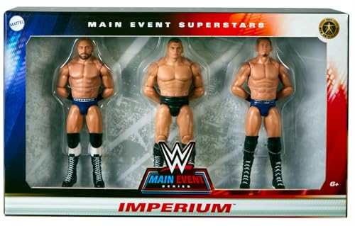 WWE Imperium Main Event Series 3 Pack Wrestling Action Figure Toys Gunther, Ludwig Kaiser and Giovanni Vinci Mattel Basic von WWE