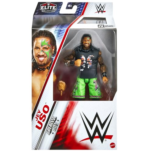 WWE Jey USO Elite Greatest Hits 7 Spielzeug-Wrestling-Actionfigur von WWE