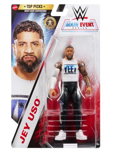 WWE Jey USO Yeet Mattel Main Event Top Picks Series 2025 Wrestling Actionfigur Spielzeug WWE Jey USO Yeet Mattel Main Event Top Picks Series 2025 Wrestling Actionfigur Spielzeug von WWE