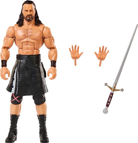 WWE Mattel Drew Mcintyre Elite Collection Action Figure with Accessories, Articulation & Life-Like Detail, 6-Inch von Mattel