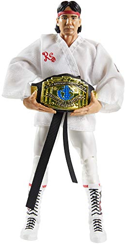 WWE Ricky The Dragon Steamboat Fan Takeover 15,2 cm Elite Actionfigur mit Fanvoted Ausrüstung und Zubehör, 15,2 cm bewegliche Sammlerstücke Geschenk Fans ab 8 Jahren von WWE