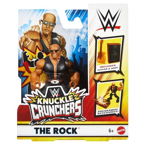 WWE The Rock Knuckle Crunchers 4 Toy Wrestling Action Figure WWE The Rock Knuckle Crunchers 4 Toy Wrestling Action Figure von WWE