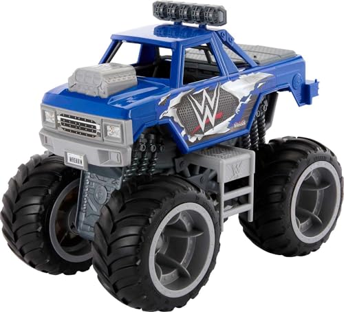 Mattel WWE Actionfigur Fahrzeug WWE Wrekkin’ Slam Crusher Monstertruck mit 8 wegbrechenden Teilen HPG36 von Mattel
