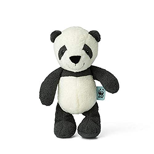 WWF Plüsch Panu, der Panda (22cm, mit Glöckchen), realistisch gestaltetes Plüschtier, Super weiches, lebensecht gestaltetes Plüschtier zum Knuddeln und Liebhaben, Handwäsche möglich von WWF