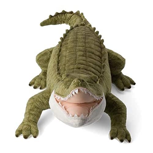 WWF Plüsch WWF00925, WWF Krokodil (90cm), realistisch, Super weiches, lebensecht gestaltetes Plüschtier zum Knuddeln und Liebhaben, Handwäsche möglich, Mehrfarbig von WWF Plüsch