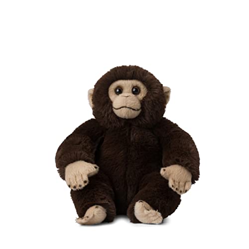 WWF 01102 - ECO Plüschtier Schimpanse, lebensecht gestaltetes Kuscheltier, ca. 23 cm groß, wunderbar weich und kuschelig, Handwäsche möglich von WWF