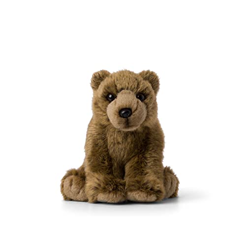 WWF 01113 - Plüschtier Braunbär, lebensecht gestaltetes Kuscheltier, ca. 15 cm groß, wunderbar weich und kuschelig, Handwäsche möglich von WWF