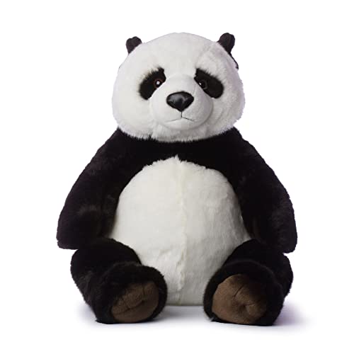 WWF Plüschtier Panda sitzend 75cm, besonders Flauschige und lebensechte Plüschtierkollektion des WWF, hohe Qualitäts- und Sicherheitsstandards, auch für Babys geeignet Mehrfarbig von WWF