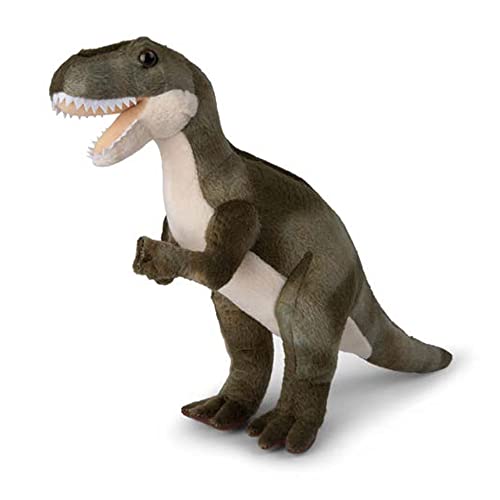 WWF Plüschtier T-Rex, stehend (23cm), realistisch gestaltetes Plüschtier, Super weiches, lebensecht gestaltetes Plüschtier zum Knuddeln und Liebhaben, Handwäsche möglich von WWF