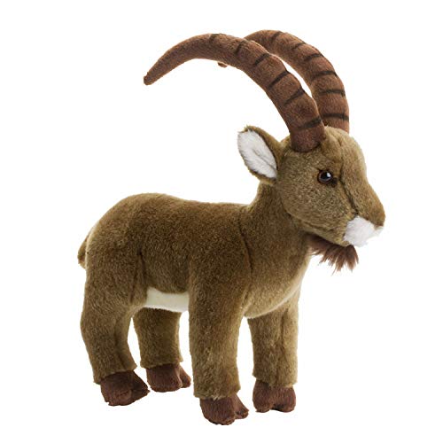 WWF 00354 - Plüschtier Steinbock, lebensecht gestalteter Kuscheltier-Anhänger, ca. 23 cm groß, wunderbar weich und kuschelig, Handwäsche möglich WWF 00354 - Plüschtier Steinbock, lebensecht gestalteter Kuscheltier-Anhänger, ca. 23 cm groß, wunderbar weich und kuschelig, Handwäsche möglich von WWF