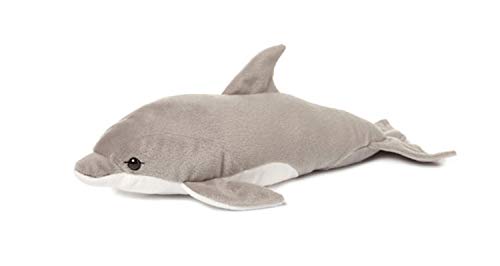 WWF 16370 - Plüschtier Delfin, lebensecht gestaltetes Kuscheltier, ca. 39 cm groß, wunderbar weich und kuschelig, Handwäsche möglich von WWF