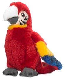 WWF Papagei mit Stimme 14cm WWF Papagei mit Stimme 14cm von WWF
