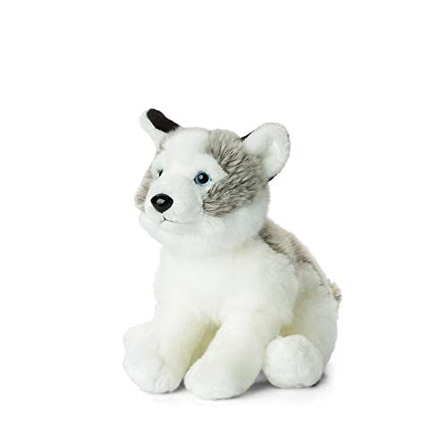 WWF WWF12694 Plüschkolletion World Wildlife Fund Plüsch Husky, realistisch gestaltetes Plüschtier, ca. 23 cm groß und wunderbar weich, Mehrfarbig von WWF