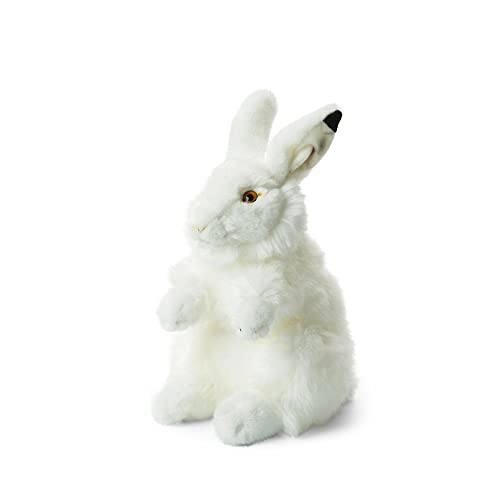 WWF WWF14574 Plüschkolletion World Wildlife Fund Bunny Plüsch Schneehase, realistisch gestaltetes Plüschtier, ca. 24 cm groß und wunderbar weich, Mehrfarbig von WWF