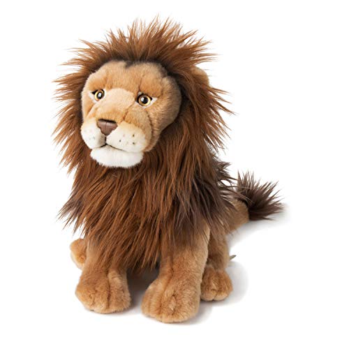 WWF Plüsch WWF00839, WWF Plüschtier Löwe (30cm), realistisch gestaltetes Plüschtier, Super weiches, lebensecht gestaltetes Plüschtier zum Knuddeln und Liebhaben, Handwäsche möglich von WWF