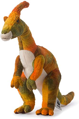 WWF Plüsch 15200010 WWF00737, WWF Parasaurolophus (43cm), realistisch, Super weiches, lebensecht gestaltetes Plüschtier zum Knuddeln und Liebhaben, Handwäsche möglich von WWF