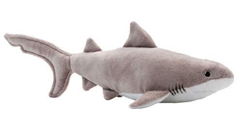 WWF 15176012 WWF00346 Plüsch Weißer Hai, realistisch gestaltetes Plüschtier, ca. 33 cm groß und wunderbar weich von WWF