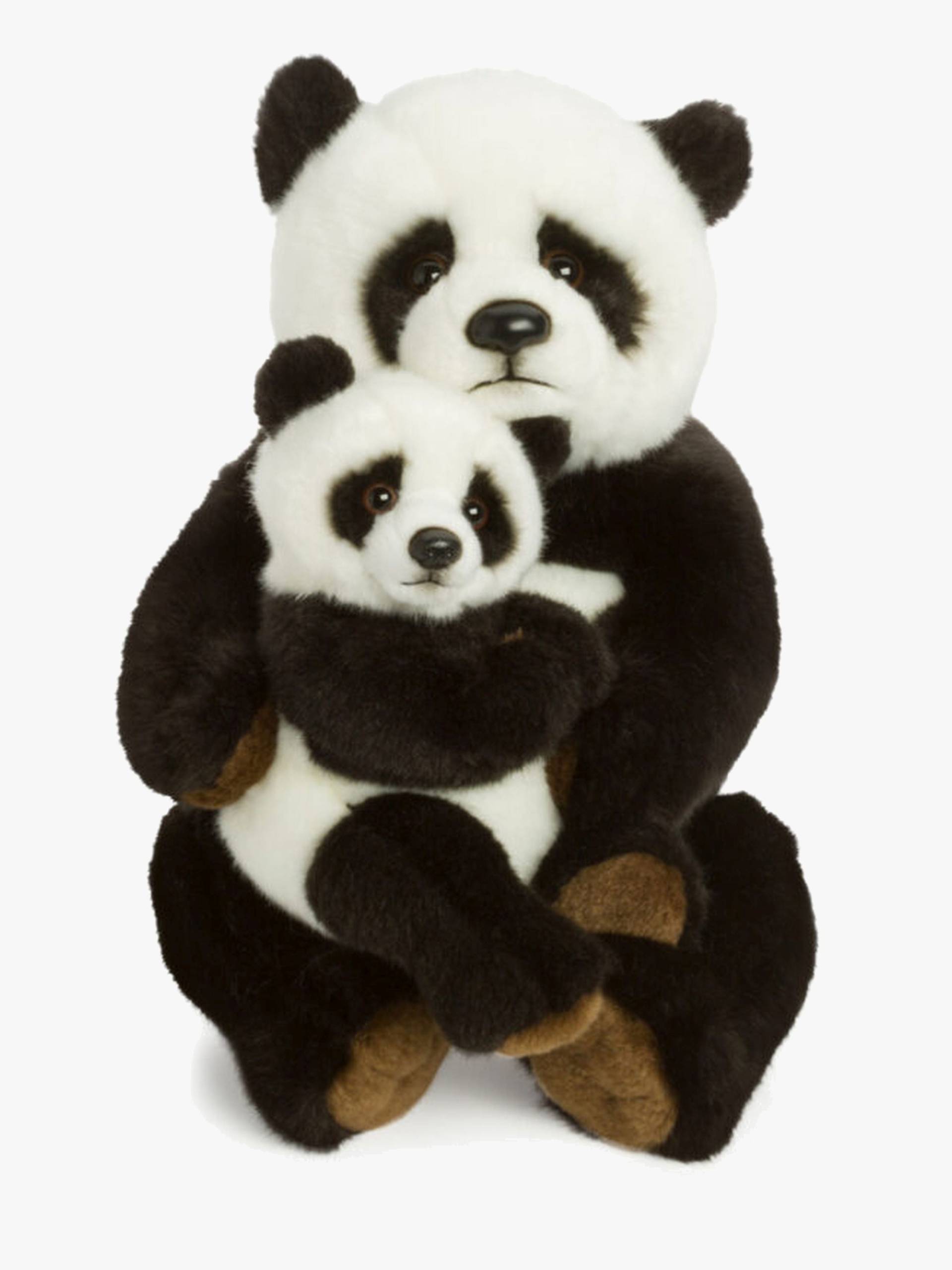 WWF Stofftier Panda Mama mit Jungem 28 cm WWF Stofftier Panda Mama mit Jungem 28 cm von WWF