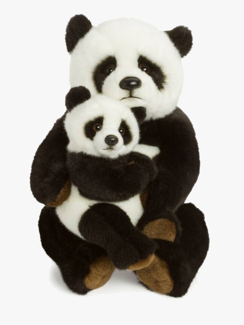 WWF Stofftier Panda Mama mit Jungem 28 cm WWF Stofftier Panda Mama mit Jungem 28 cm von WWF