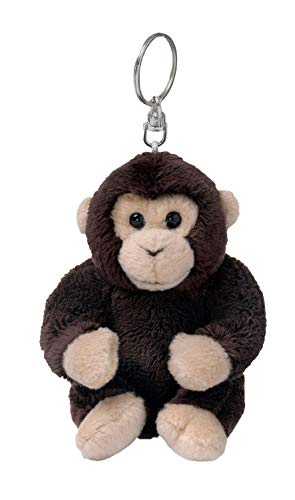 WWF 00283 - Plüschanhänger Schimpanse, lebensecht gestaltetes Kuscheltier, ca. 10 cm groß, wunderbar weich und kuschelig, Handwäsche möglich von WWF