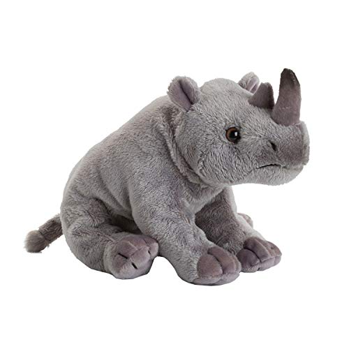 WWF WWF00350 Plüschkolletion (World Wide Fund for Nature) Rhino Plüsch Nashorn, realistisch gestaltetes Plüschtier, ca. 18 cm groß und wunderbar weich, Mehrfarbig von WWF