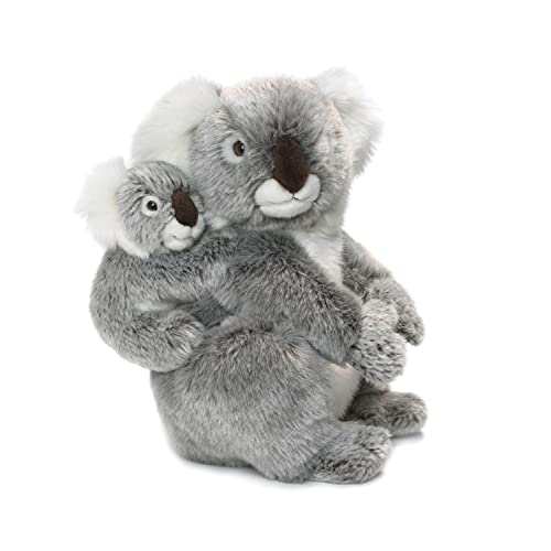 WWF WWF16898 World Wildlife Fund Plüsch Koala Mutter mit Baby, realistisch gestaltetes Plüschtier, ca. 28 cm groß und wunderbar weich, Mehrfarbig von WWF