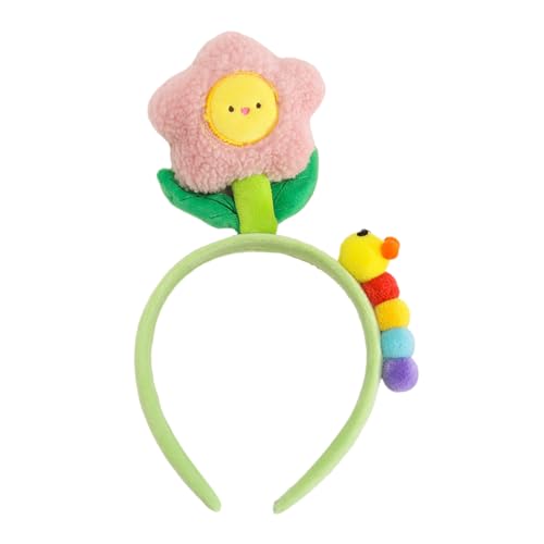 WWHJR Stylischer Anime-Blumen-Haarreif, bezaubernd, vielseitig, auffällig, Kopfbedeckung, grüne Kopfbedeckung für Halloween, Cosplay, Raupen, Haar-Accessoire WWHJR Stylischer Anime-Blumen-Haarreif, bezaubernd, vielseitig, auffällig, Kopfbedeckung, grüne Kopfbedeckung für Halloween, Cosplay, Raupen, Haar-Accessoire von WWHJR