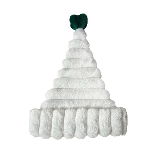WWHJR Weihnachtliche Kopfbedeckung, dicker Plüsch für die Feiertage, bunte Outfits für Cosplay, Weihnachtsmannmütze WWHJR Weihnachtliche Kopfbedeckung, dicker Plüsch für die Feiertage, bunte Outfits für Cosplay, Weihnachtsmannmütze von WWHJR