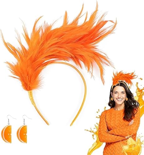 WWISTOA Haarreif Orange Karneval Fasching Früchte Kostüm WWISTOA Haarreif Orange Karneval Fasching Früchte Kostüm von WWISTOA