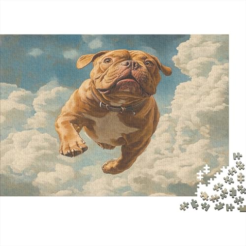 BULLHund Puzzle 1000 Teile Puzzle Für Erwachsene Und Kinder Ab 14 Jahren Puzzel 1000pcs (75x50cm) von WWJLRLXTO
