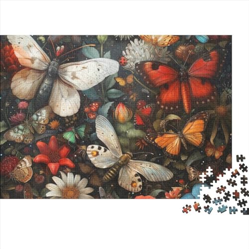 Butterfly Puzzle 1000 Teile Colorful Butterfly Puzzle Für Kinder Herausforderungsspielzeug Lernspiel Puzzlespiel Ab 14 Jahren 1000pcs (75x50cm) von WWJLRLXTO