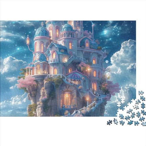Castle 1000 Teilige Beautiful Castle Puzzle Für Erwachsene Und Kinder Herausforderungsspielzeug Lernspiel Puzzlespiel Ab 14 Jahren 1000pcs (75x50cm) von WWJLRLXTO